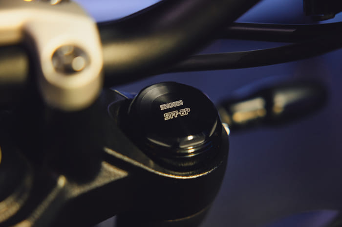 Triumph Trident 660 front suspension